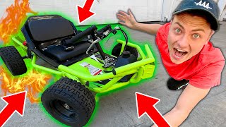 Unboxing FASTEST GO KART in the World DANGEROUS [upl. by Darline]