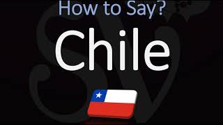 How to Pronounce Chile CORRECTLY [upl. by Dedra870]