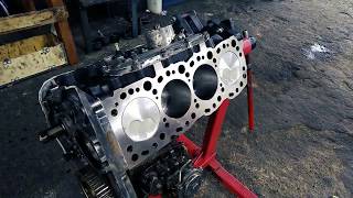 Toyota HILUX 3L Engine REBUILD Timelapse [upl. by Alaecim]