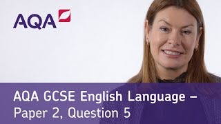 AQA GCSE English Language – Paper 2 Question 5 [upl. by Fisher92]