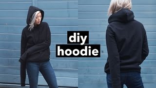 DIY Hoodie from Scratch  WITHWENDY [upl. by Dareen]