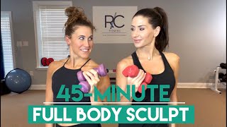 45MINUTE FULL BODY SCULPT [upl. by Inaffit79]