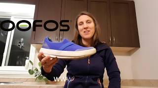 OOFOS OOmg low shoe Tested amp Reviewed [upl. by Idet]