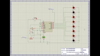 How to make Analog to Digital Converter ADC in proteus [upl. by Radborne]