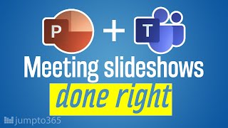 The RIGHT way to share a PowerPoint in a Teams meeting [upl. by Ayaros71]