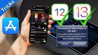 How To Download the Older Versions of Apps in AppStore  iOS 12xx13xx   Jailbreak Tweaks [upl. by Naehgem795]