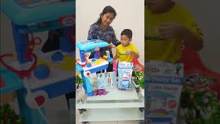 Review mainan dokter dokteran  Doctor Set Unboxing  dokter kanak kanak  Doctor Playset For Kids [upl. by Enneira]