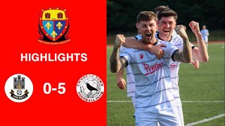 Caerleon 05 Cwmbrân Town  Gwent FA Senior cup  Quarter final highlights [upl. by Floyd]