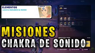 COMO COMPLETAR TODAS LAS MISIONES CHAKRA DE SONIDO EN FORTNITE GUÍA [upl. by Holtorf795]