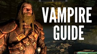 SKYRIM Remastered  THE FULL VAMPIRE GUIDE UPDATED [upl. by Suryc638]