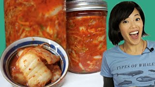 My FAVORITE KIMCHI Recipe  A Small Batch DIY  FERMENTED [upl. by Annairam]