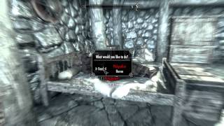 The Elder Scrolls V Skyrim  How to feed as a vampire [upl. by Kimitri]