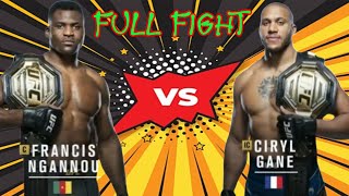 FRANCIS NGANNOU VS CIRYL GANE UFC270  FULL FIGHT [upl. by Devland]