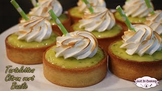 Recette de Tartelettes Citron Vert Basilic [upl. by Evatsug]