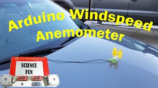 Arduino Windspeed Anemometer or Redneck Speedometer [upl. by Solhcin958]