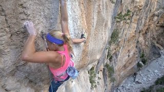 First Female Rock Climbing Ascent on Viaje de los Locos [upl. by Port]