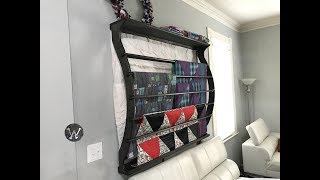 DIY QUILT RACK [upl. by Alby]