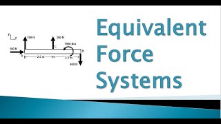 81 How To Find Equivalent Force Systems Part I [upl. by Eimarrej]