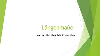 Mathe Längenmaße umwandeln einfach und kurz erklärt [upl. by Atnes]