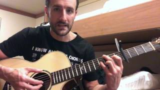 How To Play FAITHFULLY by Journey  Acoustic Guitar Lesson [upl. by Mohandas284]