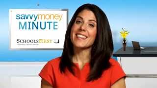 SchoolsFirst FCU amp SavvyMoney Minute Good vs Bad Debt [upl. by Hollyanne]