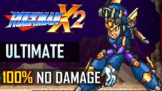 Megaman X2  ULTIMATE ARMOR 100 No Damage Completion Run [upl. by Arin]