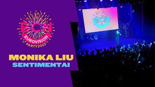 BARCELONA EUROVISION PARTY 2022 MONIKA LIU  SENTIMENTAI 🇱🇹 EUROVISION 2022 LITHUANIA [upl. by Lieno]