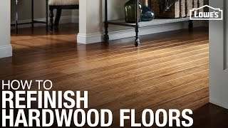 How to Refinish Hardwood Floors [upl. by Ardnahsal902]