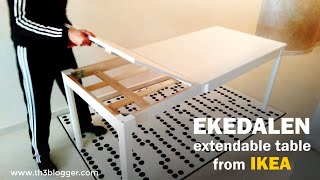 EKEDALEN extendable table from IKEA assembly guide [upl. by Aicilra]