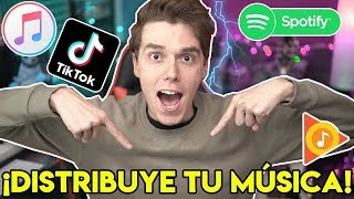 ¡Cómo Subir Tu Música a Spotify y Plataformas GRATIS  Amuse [upl. by Enilaf]