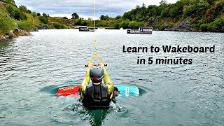 Learn to Wakeboard  3 easy steps [upl. by Bocaj]