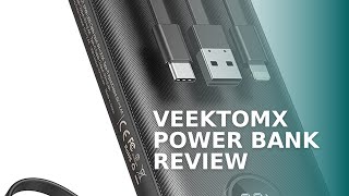 VEEKTOMX Power Bank Review [upl. by Kcirre751]