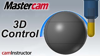 Mastercam 3D Toolpath Control [upl. by Arihsak]