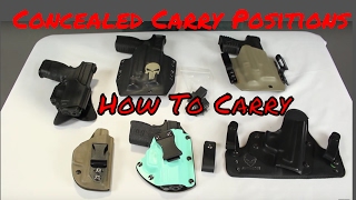 Concealed Carry Positions How To Carry And Why  Geauga Firearms Academy [upl. by Oiluig]