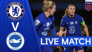 Chelsea v Brighton  Womens Super League  Live Match [upl. by Adnorhs736]