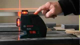 Bosch GLL280P Dual Plane Leveling and Alignment Laser Demo Video [upl. by Esta]