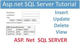 Aspnet sql server database connection tutorial [upl. by Barrett]