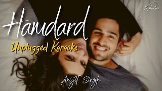 Hamdard  Unplugged Karaoke  Arijit Singh  Ek Villain [upl. by Ajim]