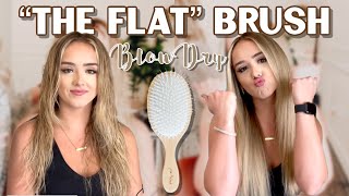 How to Flat Brush BlowDry  Ensemble Hair  Jess Hallock [upl. by Kirsten227]