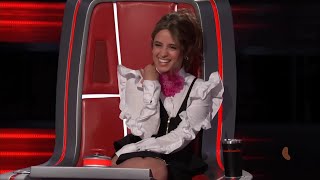 Camila Cabello Funniest Moments on The Voice Part 1 [upl. by Airetal86]