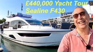 £440000 Yacht Tour Sealine F430 [upl. by Sundberg]