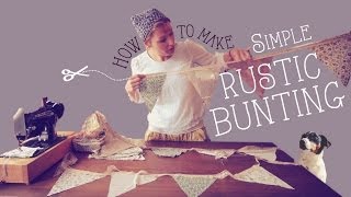 How to make bunting for any occasion [upl. by Eniluqaj]