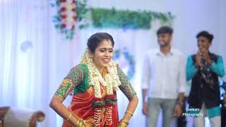 Ramuloo Ramulaa  Couple Dance  Kerala Wedding  Pradeep ❤️ Chaitra [upl. by Akemot763]