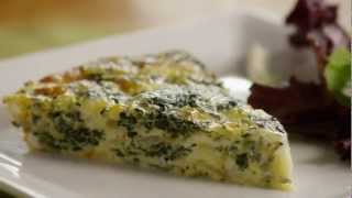 How to Make Crustless Spinach Quiche  Allrecipes [upl. by Noswal771]