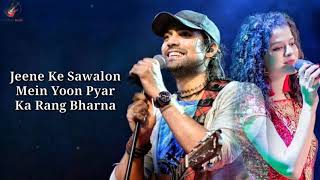 Dhadkan Lyrics  Jubin Nautiyal Palak Muchhal [upl. by Tse]