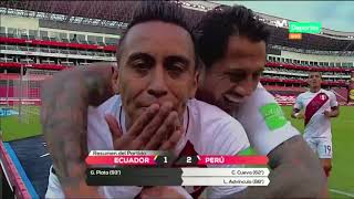 Perú vs Ecuador  21  RESUMEN y GOLES de la Selección  Fecha 8  Clasificatorias Qatar 2022 [upl. by Nrevel]