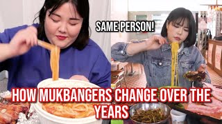 how mukbangers CHANGE over the years [upl. by Akeenat]