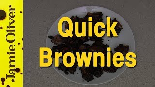 Jamie Olivers SuperQuick Brownies  EAT IT [upl. by Jurgen]