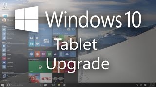 How To Install WIndows 10 On A Tablet [upl. by Arorua]