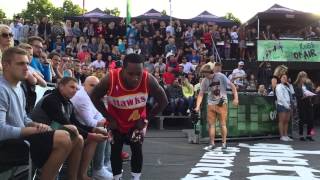 Dunk Elite 55 165cm Porter Maberry tribute to Spud Webb SHUTS DOWN Kings of Air Dunk Contest [upl. by Hummel]